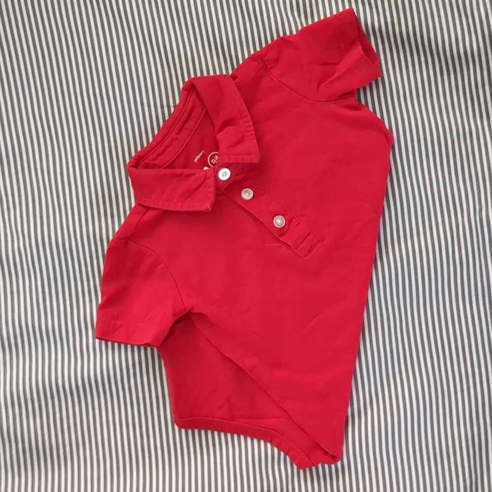 Primary Polo Onesie
